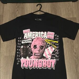 NBA Youngboy MASA Pink Graphic T-Shirt